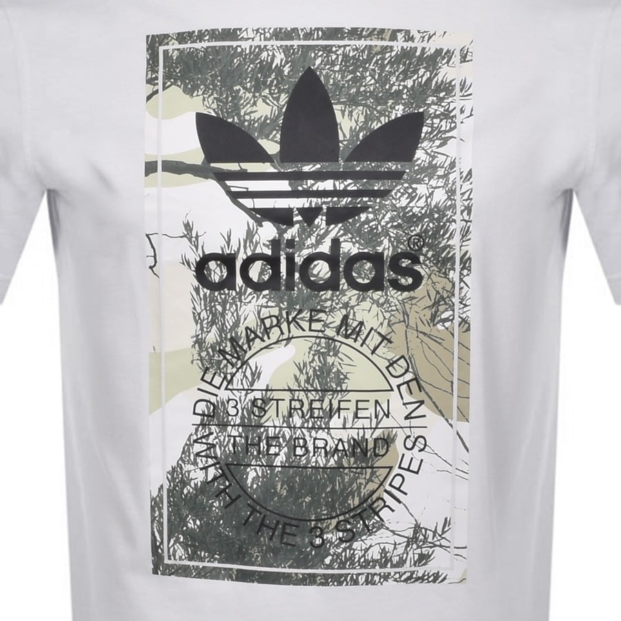 Alternative Image for Productadidas Originals Camo Logo T Shirt Grey3